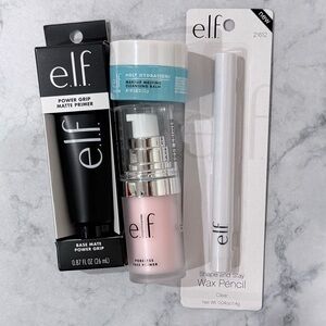 E.L.F. Power Grip, Poreless Primer, Holy Hydration and Wax Pencil bundle